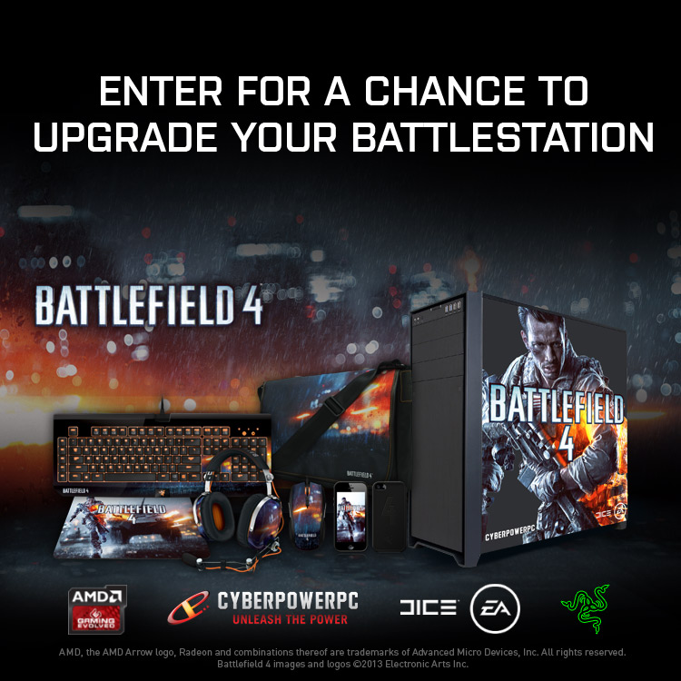 Enter for your chance to upgrade your #BF4 battle station