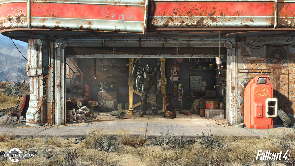 Fallout 4's Game Play's Screenshot in a Gaming Laptops
