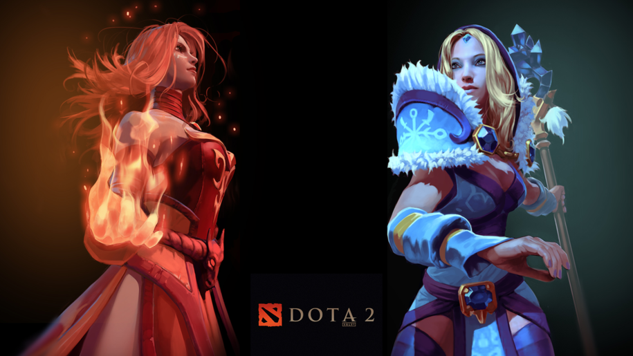The Sibling of Ice and Fire: Rylai the Crystal Maiden and Lina the Slayer