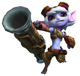 Tristana is actually a homage to Capcom character MegaMan Tristana