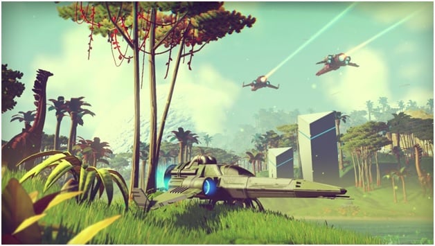 No Man's Sky gameplay on gaming PC