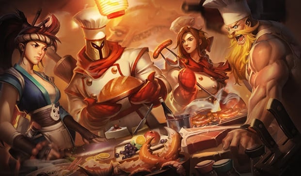 League Chef-Inspired Skins on your pc