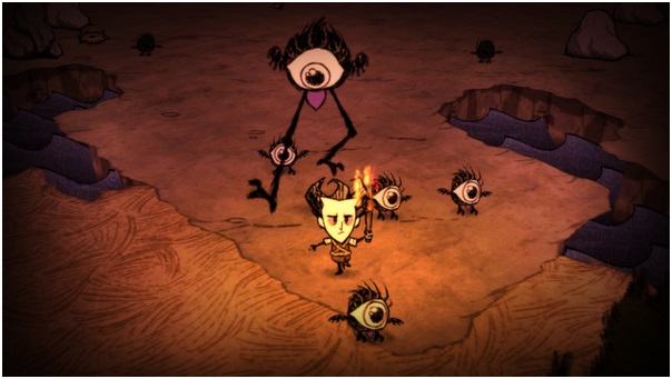 check out dont starve gameplay