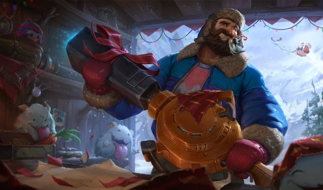 play Snow Day Graves in league of legends on gaming pc