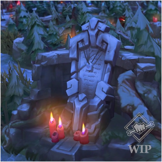 league of legends snow showdown map