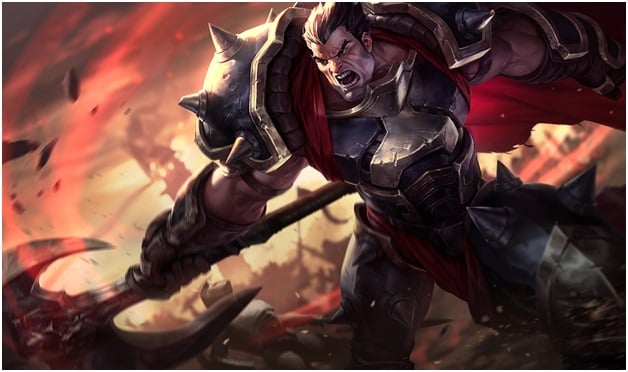 Playing darius on league of legends Darius on league of legends