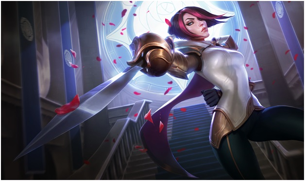 Playing fiora on league of legends Fiora on league of legends