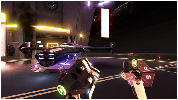 Space pirate trainer on vr