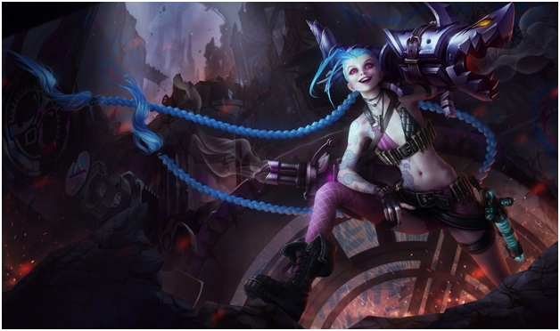 Jinx One of League of Legend Champions.