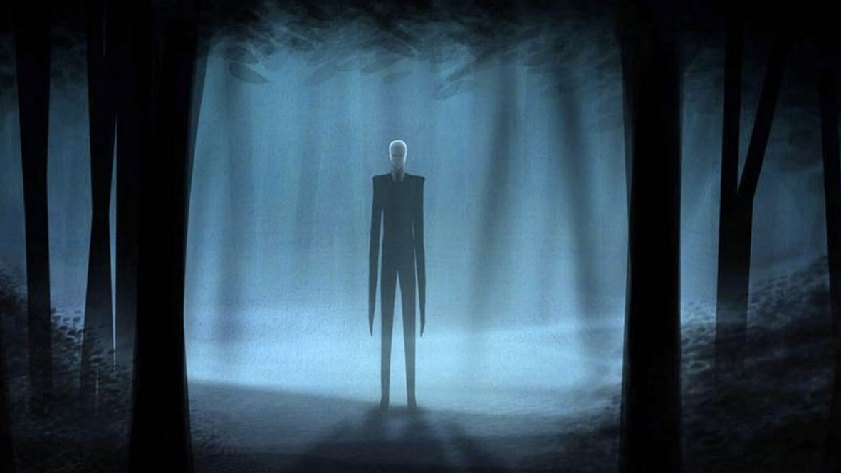 Play hide seek with the slender Man from Slender Slender Man from Slender