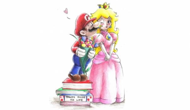 Mario and Princess Peach