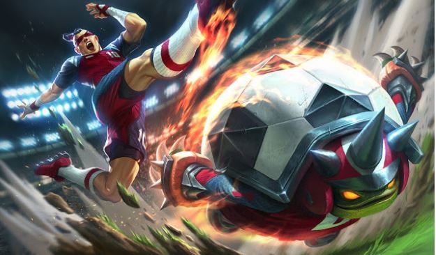 Sport Skin Theme release by Riot as seen in gaming laptops