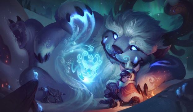 Nunu and Willump's Skills As Played In A Gaming Computer.