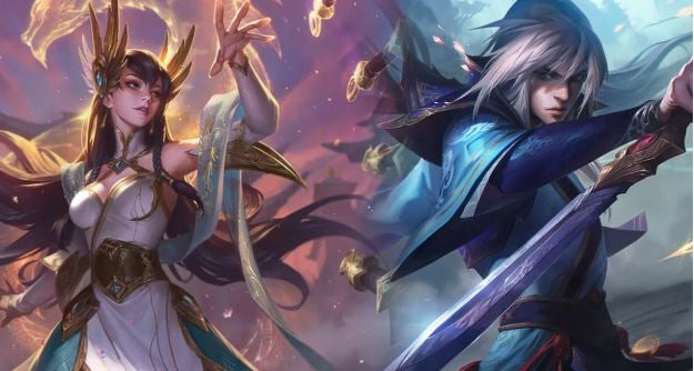 Divine Sword Irelia and Enduring Sword Talon