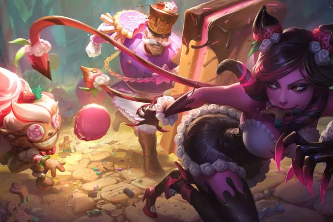 The release of league of legends sugar rush skin