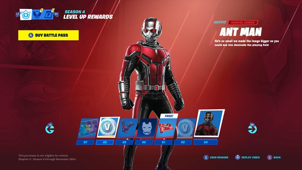 Antman Fortnite