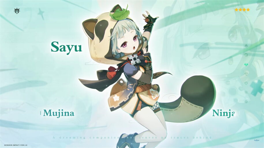 Genshin Impact Sayu – Best Weapons and Artifacts for Support Build