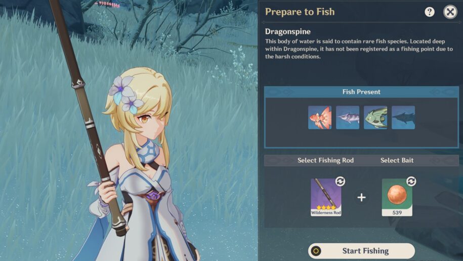 Genshin Impact Introduces Fishing System