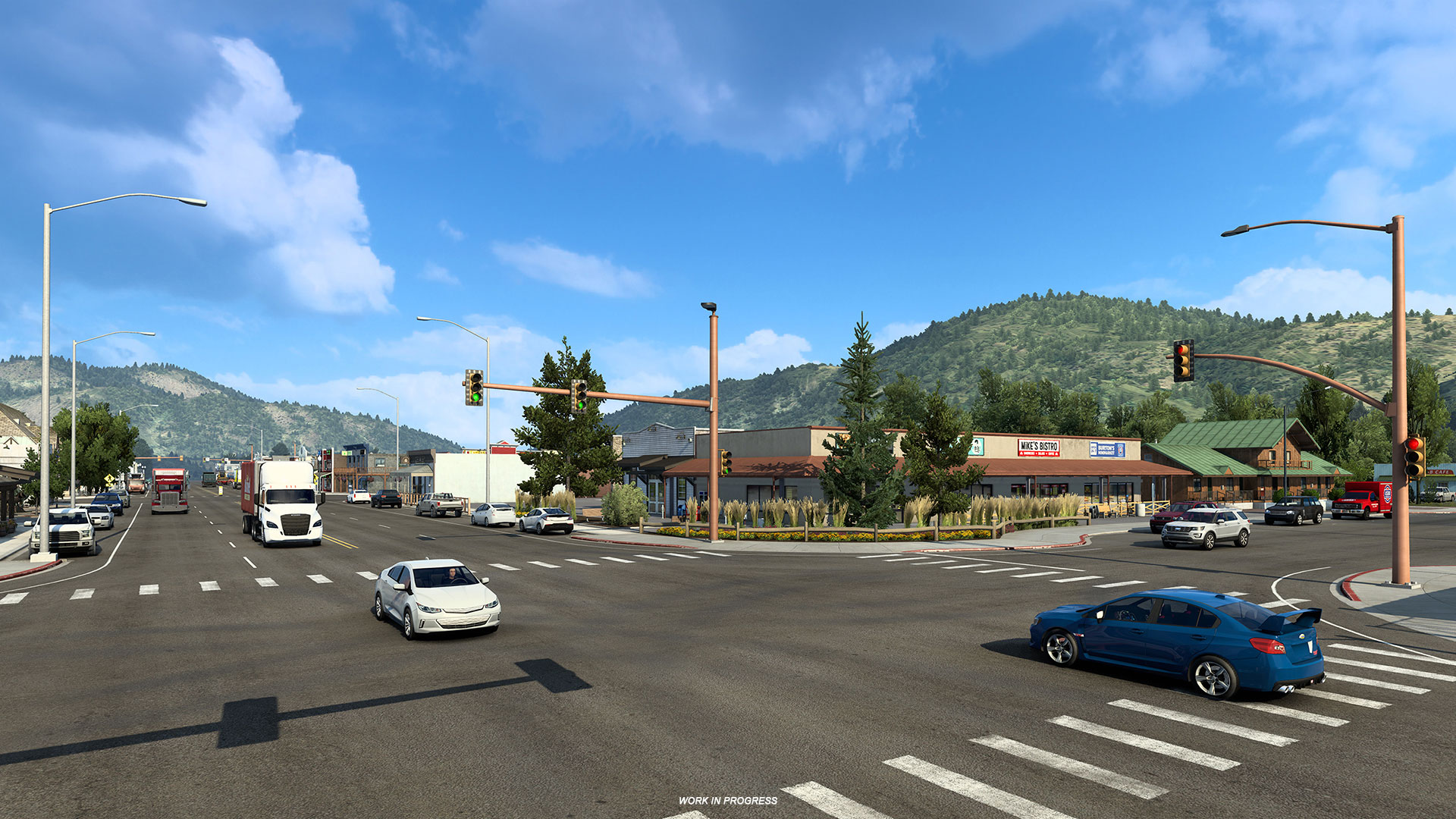 American Truck Simulator - Wyoming: Jackson kasabası ekran görüntüleri