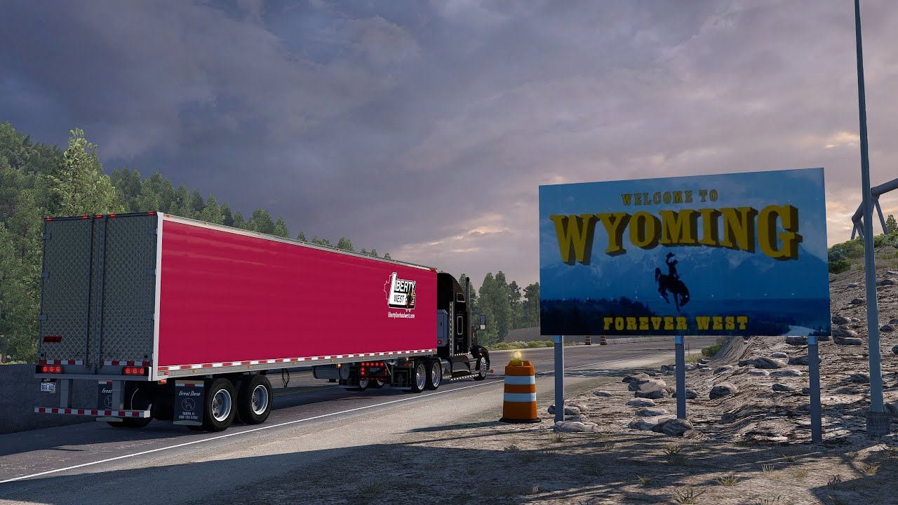 American Truck Simulator: Baggs - Wyoming [Open Beta 1.40] - YouTube