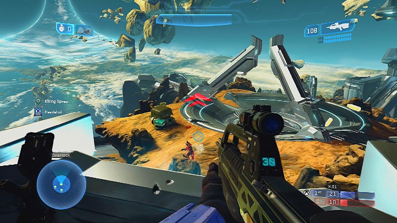 HALO Master Chief Collection GAMEPLAY - HALO 2 Anniversary Multiplayer Gameplay 1080p Xbox One ...