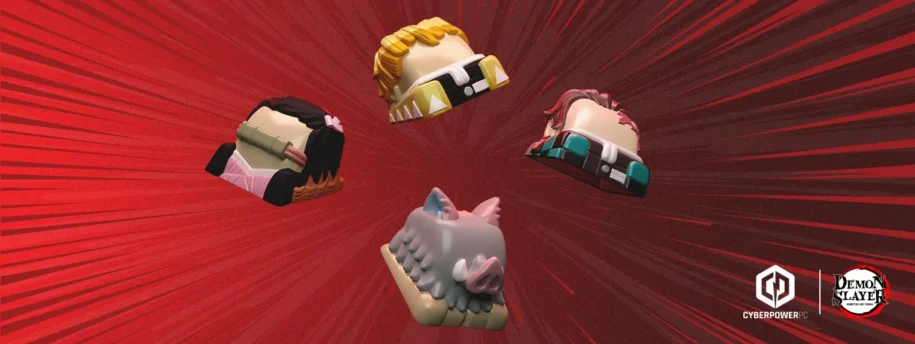 CyberPowerPC Officially Licensed Demon Slayer Keycaps