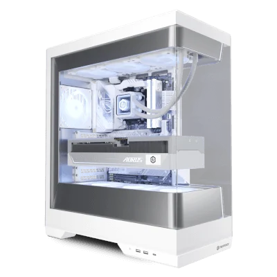 White Gaming PC
