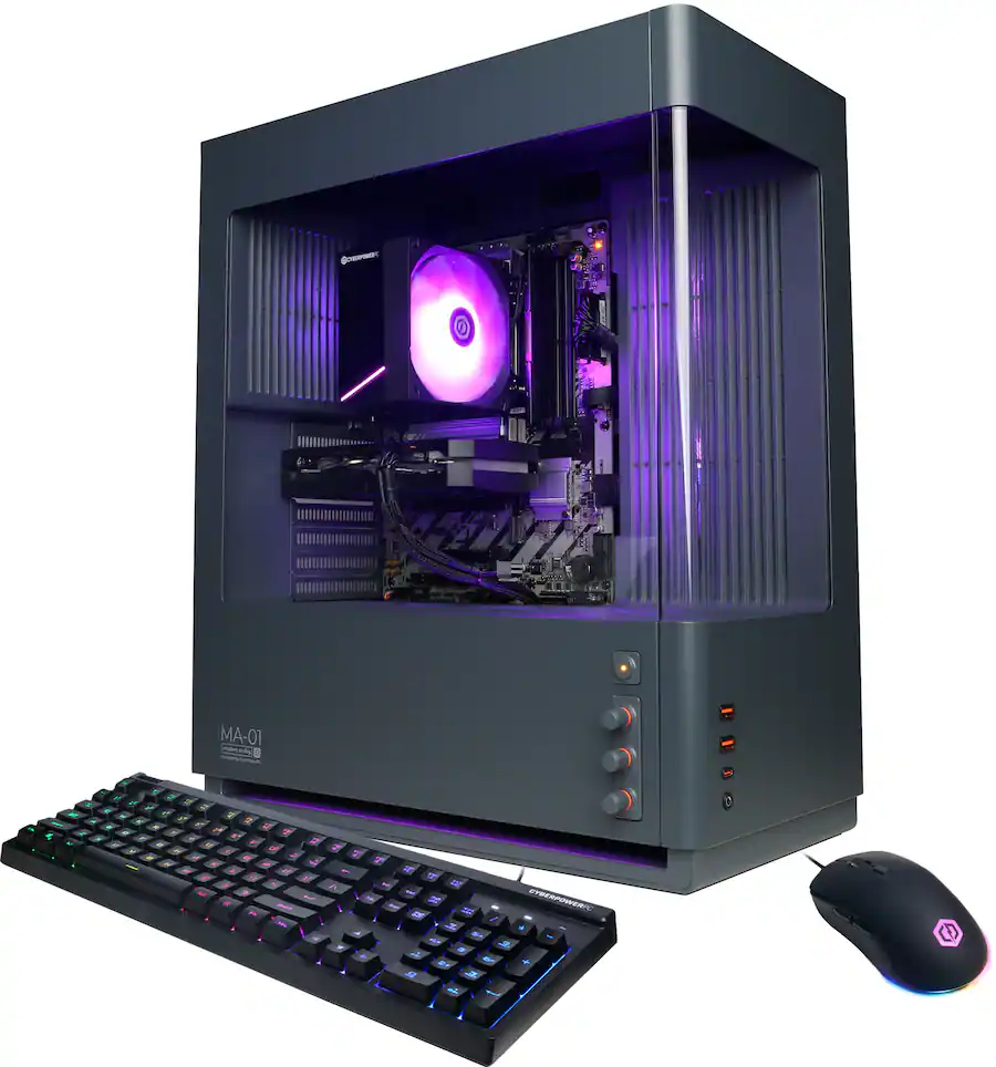 $1500 Gaming PC - CyberPowerPC MA-01 Case in Matte Dark Gray