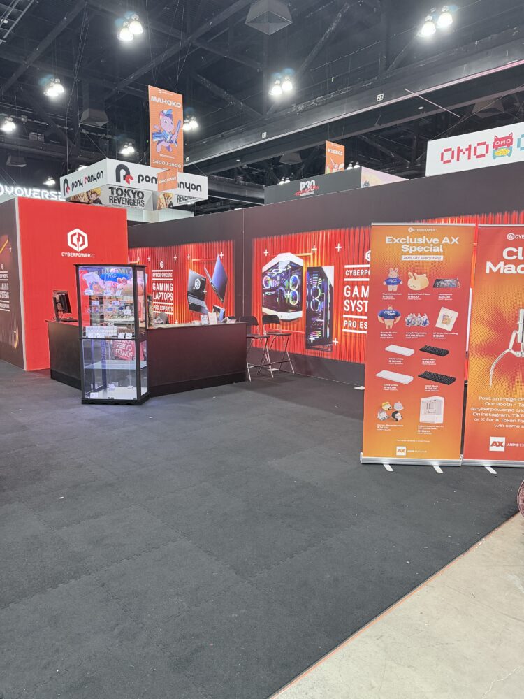 CyberPowerPC Anime Expo Booth
