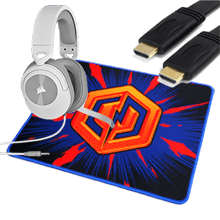 Special Gaming Gear $5 CORSAIR HS55 Gaming Headset, $5 HDMI Cable, Free Mouse Pad*