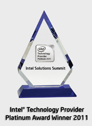Intel's Technology Provider Platinum Award Winner 2011