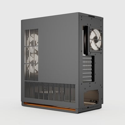 CyberPowerPC MA-01 ATX Mid Tower, Tempered Glass Front & Side + 6x ARGB Fans (Steel Gray)  [Pre-Order Only: Expect product to be shipped on or after October 7th]