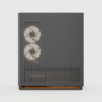 CyberPowerPC MA-01 ATX Mid Tower, Tempered Glass Front & Side + 6x ARGB Fans (Steel Gray)  [Pre-Order Only: Expect product to be shipped on or after October 7th]