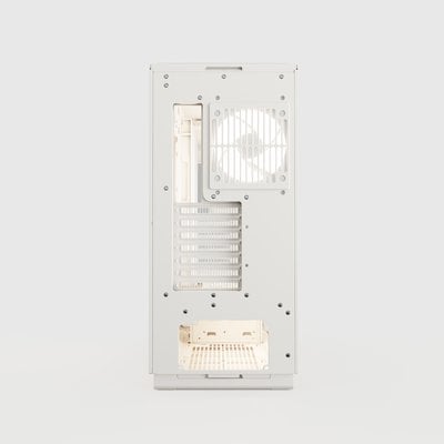 CyberPowerPC MA-01 ATX Mid Tower, Tempered Glass Front & Side + 6x ARGB Fans (Off White)  [Pre-Order Only: Expect product to be shipped on or after October 7th]