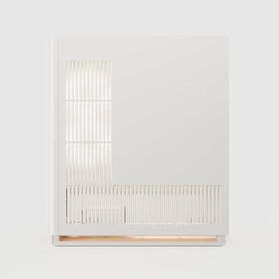 CyberPowerPC MA-01 ATX Mid Tower, Tempered Glass Front & Side + 6x ARGB Fans (Off White)  [Pre-Order Only: Expect product to be shipped on or after October 7th]