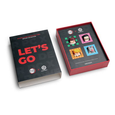 CyberPowerPC Demon Slayer Artisan Keycap Set (Keyboard not included)