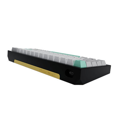 CyberPowerPC Full 121 Key Dye Sub Keycap Set - Light Tiffany (Keyboard not included)