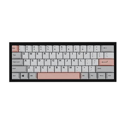 CyberPowerPC Full 121 Key Dye Sub Keycap Set - Retro (Keyboard not included)