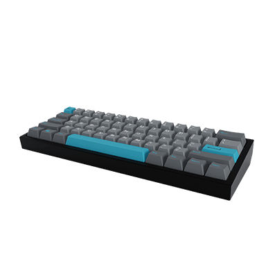 CyberPowerPC Full 121 Key Dye Sub Keycap Set - Cyan (Keyboard not included)