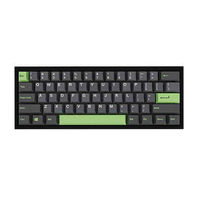 CyberPowerPC Full 121 Key Dye Sub Keycap Set - Radioactive (Keyboard not included)