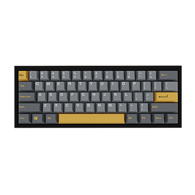 CyberPowerPC Full 121 Key Dye Sub Keycap Set - Bumblebee (Keyboard not included)