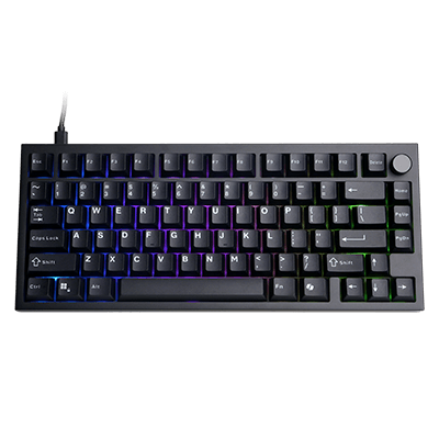 CyberPowerPC CK75 ANSI Full CNC Aluminum ARGB Mechanical Gaming Keyboard - Pearl Edition [Gateron Red Pro Switches]