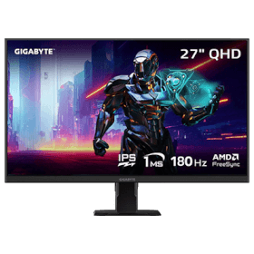 27" GIGABYTE GS27QA SA 2560x1440 (QHD) IPS 1ms, 180Hz AMD FreeSync Gaming Monitor