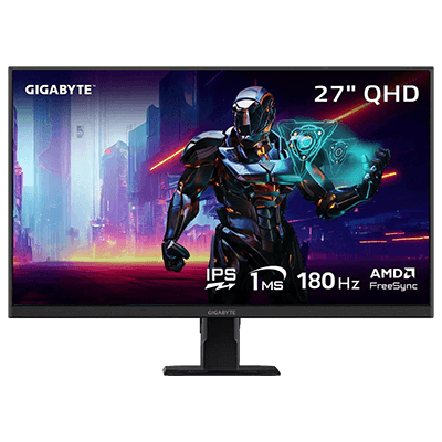 27" GIGABYTE GS27QA SA 2560x1440 (QHD) IPS 1ms, 180Hz AMD FreeSync Gaming Monitor