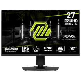 27" MSI MAG 275UPD E14 3840 x 2160 (UHD) at 144Hz & Dual Mode 1920 x 1080 (FHD) at 288Hz, IPS, 0.5ms (GtG) Gaming Monitor 