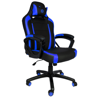 CyberpowerPC Pro Gaming Chair 300 Series (Black/Blue Color)