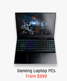 Gaming Laptop PCs from $999