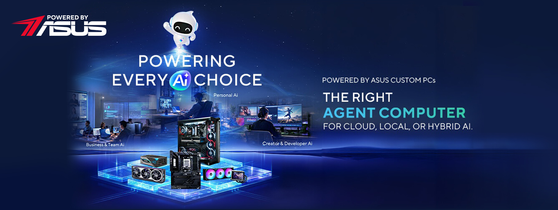 Powered By ASUS AI illusion banner
