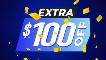 $100 Extra Instant Rebate