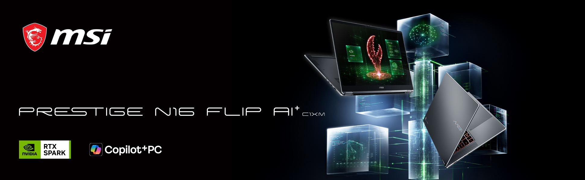 NVIDIA RTX Spark™ AI Superchip Laptop banner